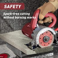 EZARC 2 sztuk 115mm i 125mm Super cienkie diamentowe brzeszczoty diamentowe płytki ostrze do cięcia porcelany ceramiczne granit marmur płytki 6